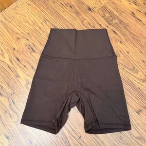 Amazon Women's High-Waisted Brown Bike Shorts